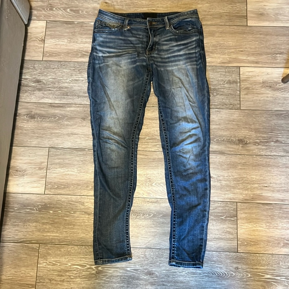 Buckle black jeans